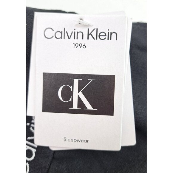 Calvin Klein Black Sleepwear Pants Women Medium Joggers Lounge New QS6943-001 - Picture 4 of 8
